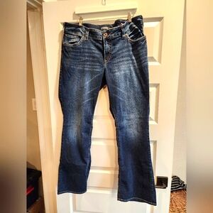 Silver Suki Jeans. Size 20 Length 33.  Bootcut.